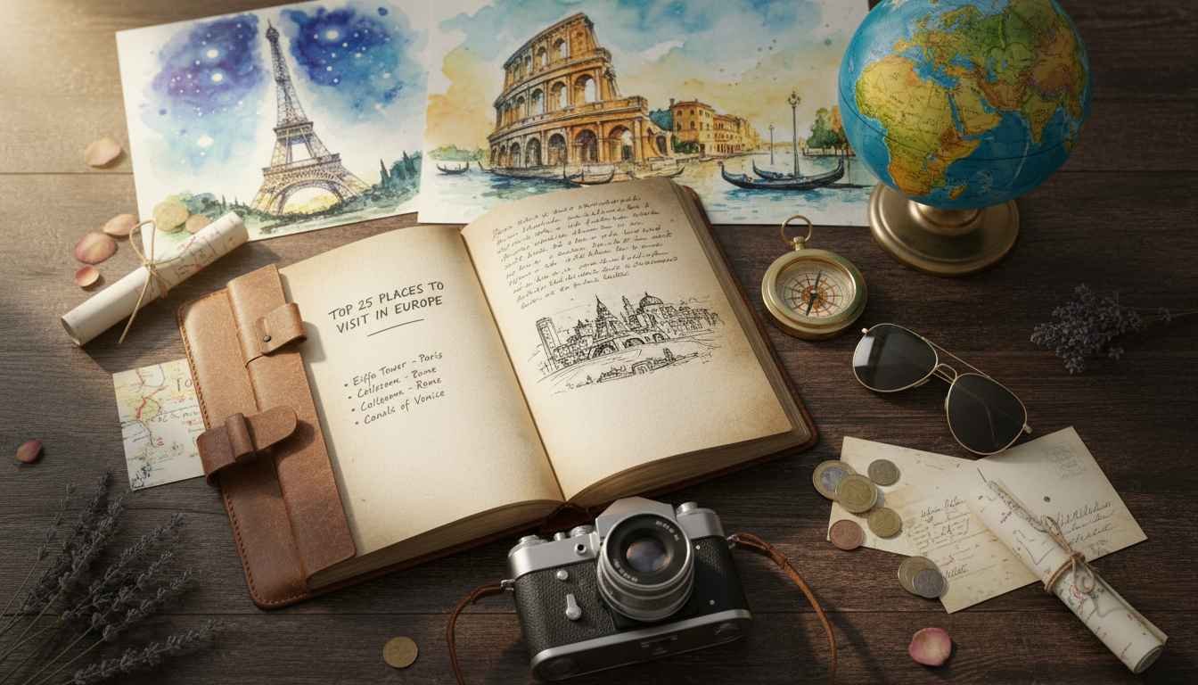 top 25 places to visit in europe