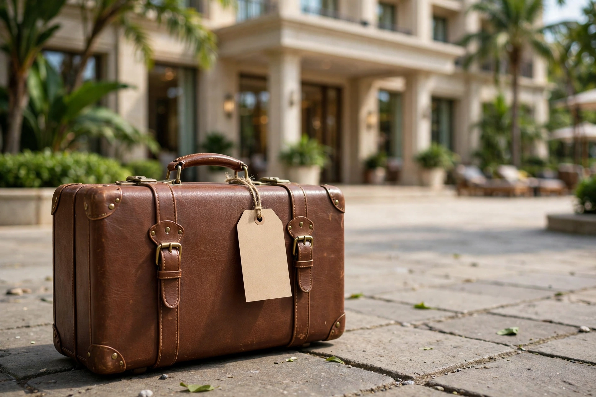 Traveler with a suitcase, ready to find the best hotel deals in the USA